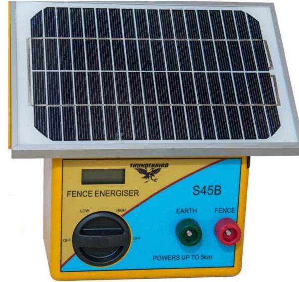 Electric nets - Solar-energiser-Thunderbird-S45b