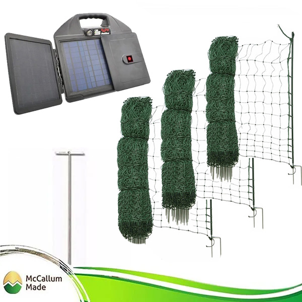 electric poultry netting kit 150m with hls200 energiser