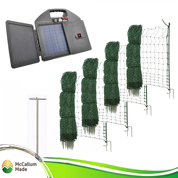 electric poultry netting kit 200m with hls200 energiser