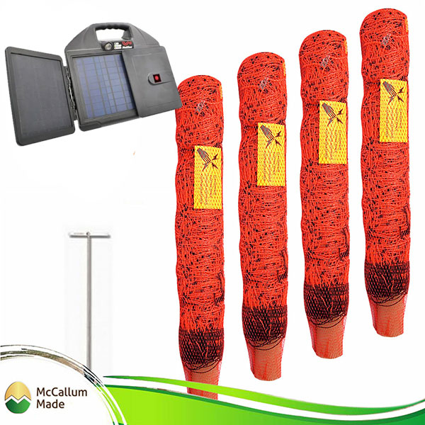 electric goat netting kit 200m with hls200 energiser