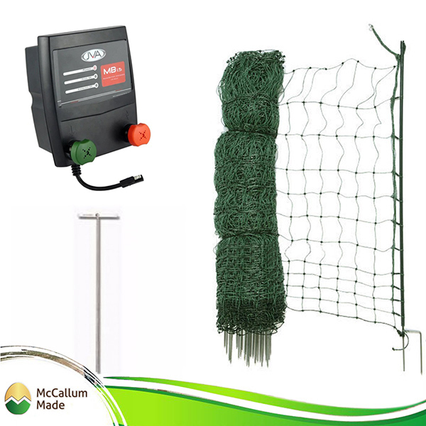 poultry netting kitbattery mains 50m