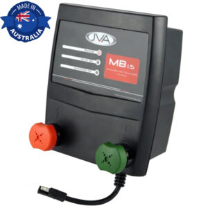 JVA MB1.5 Mains / Battery Electric Fence Energizer 1.5J 15km